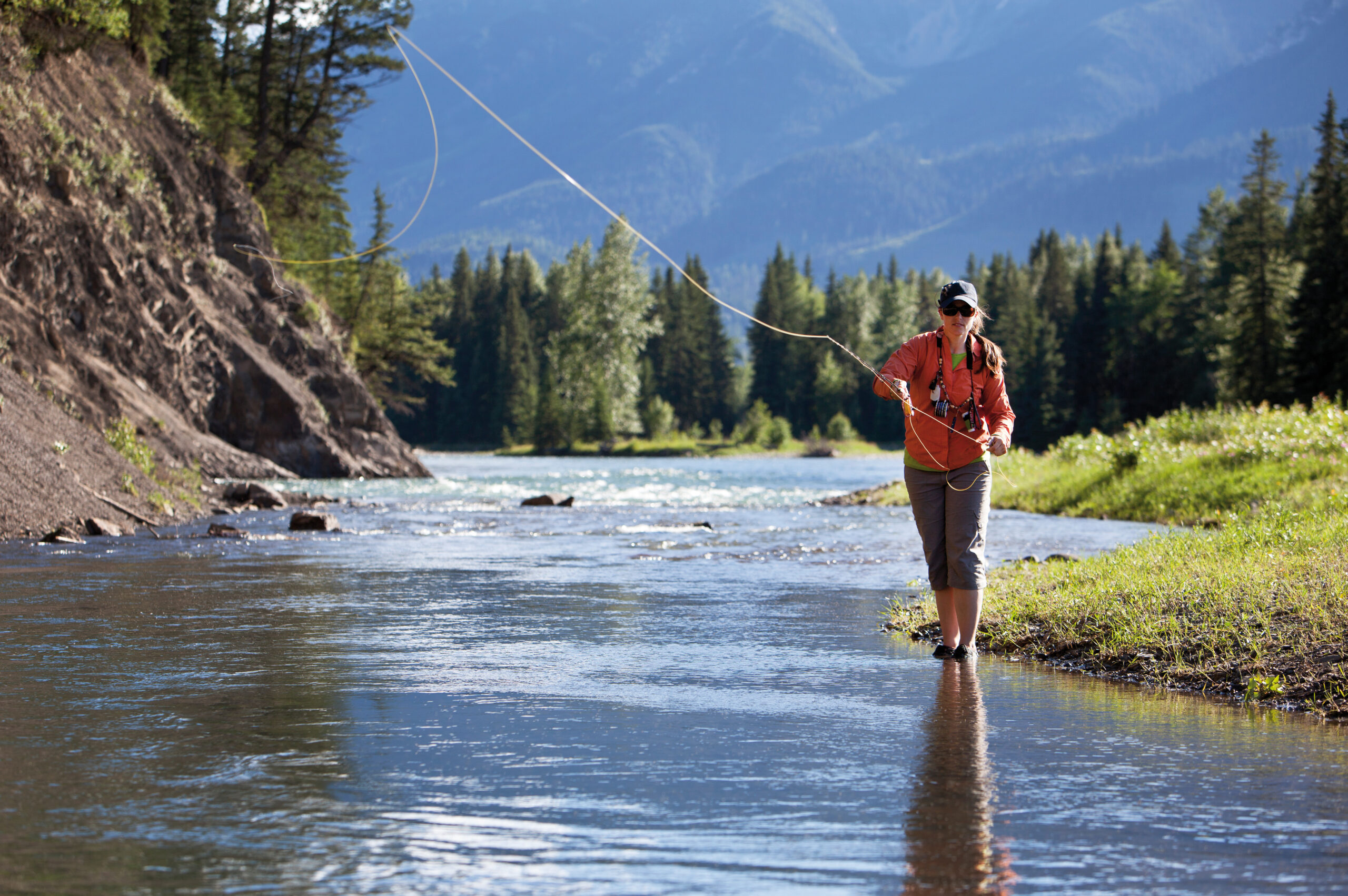 Women fly fishing in Winter Park, CO