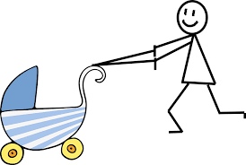 Baby in a stroller: small steps leas to BIG changes